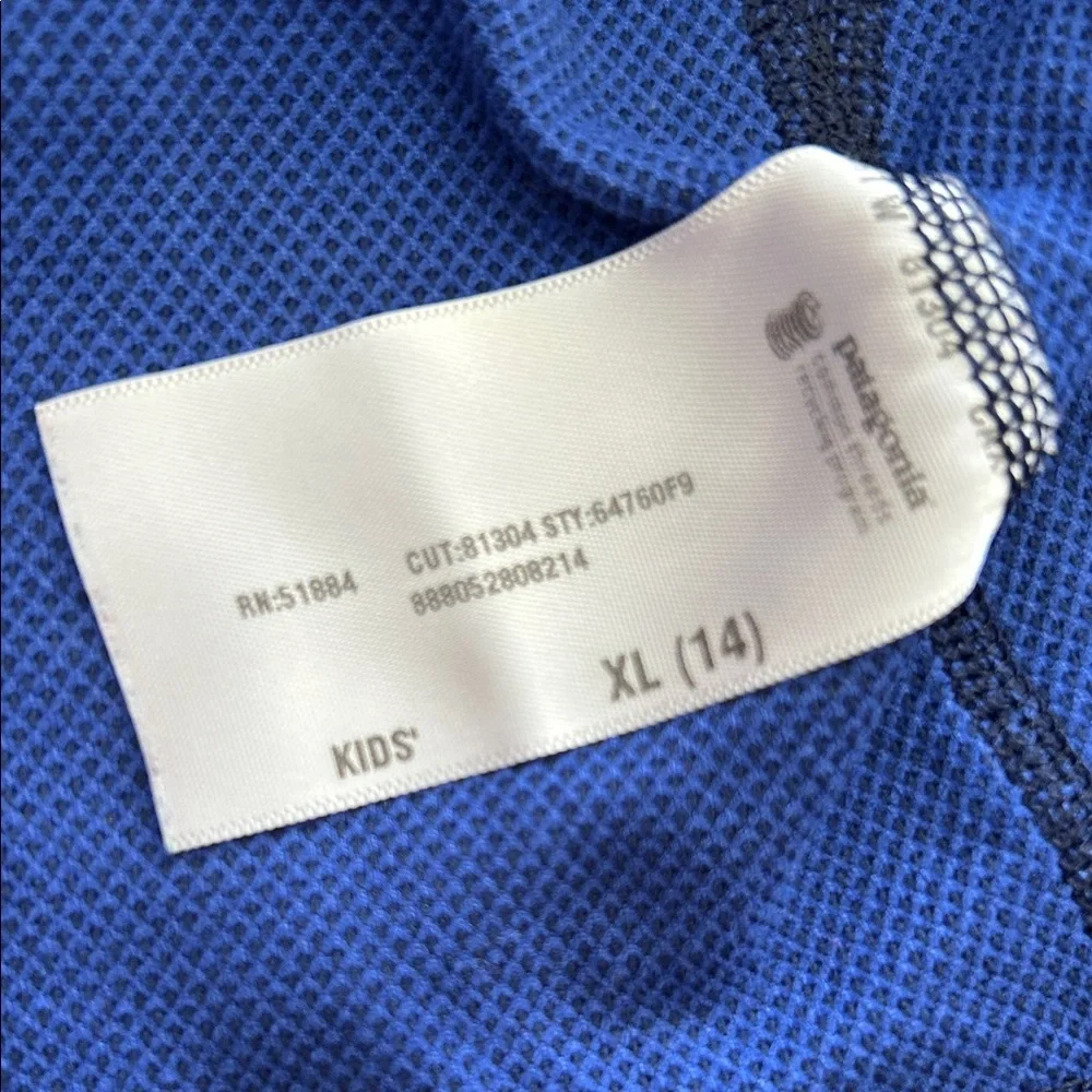 Patagonia Kids' Capilene® Midweight Zip-Neck XL 14 - Picture 5 of 9